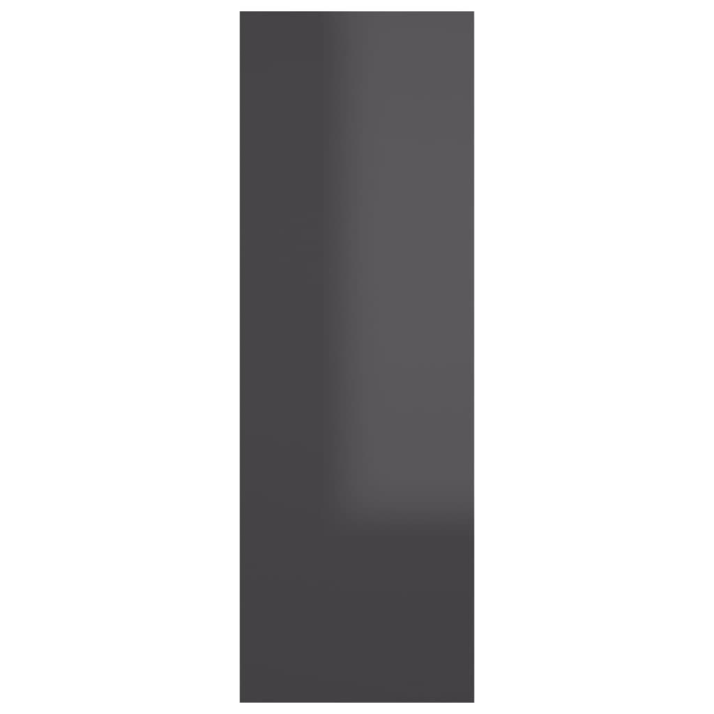 TV-tasot 2 kpl korkeakiilto harmaa 30,5x30x90 cm - Sisustajankoti.fi
