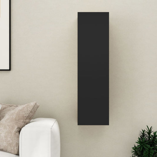 TV-taso musta 30,5x30x110 cm - Sisustajankoti.fi