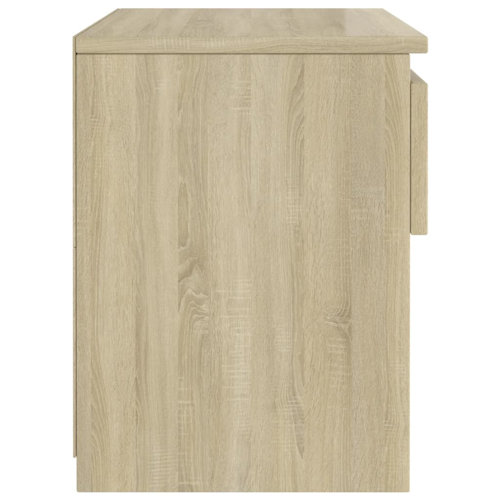Yöpöydät 2 kpl Sonoma tammi 40x30x39 cm lastulevy - Sisustajankoti.fi