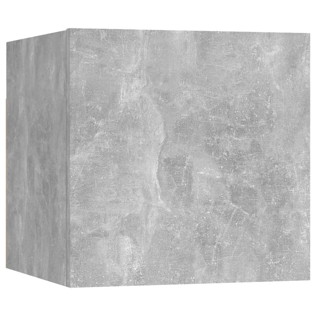 Seinäkiinnitettävä TV-taso betoninharmaa 30,5x30x30 cm - Sisustajankoti.fi