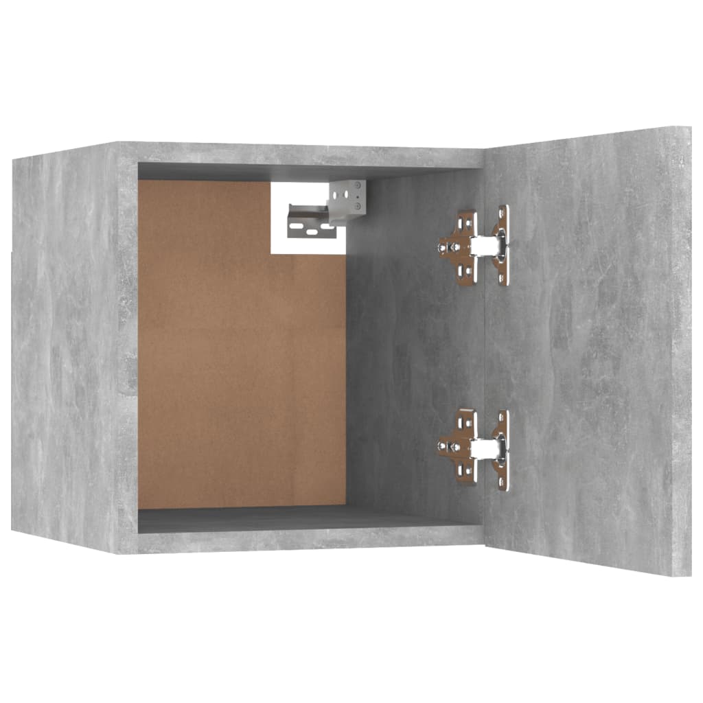 Seinäkiinnitettävä TV-taso betoninharmaa 30,5x30x30 cm - Sisustajankoti.fi