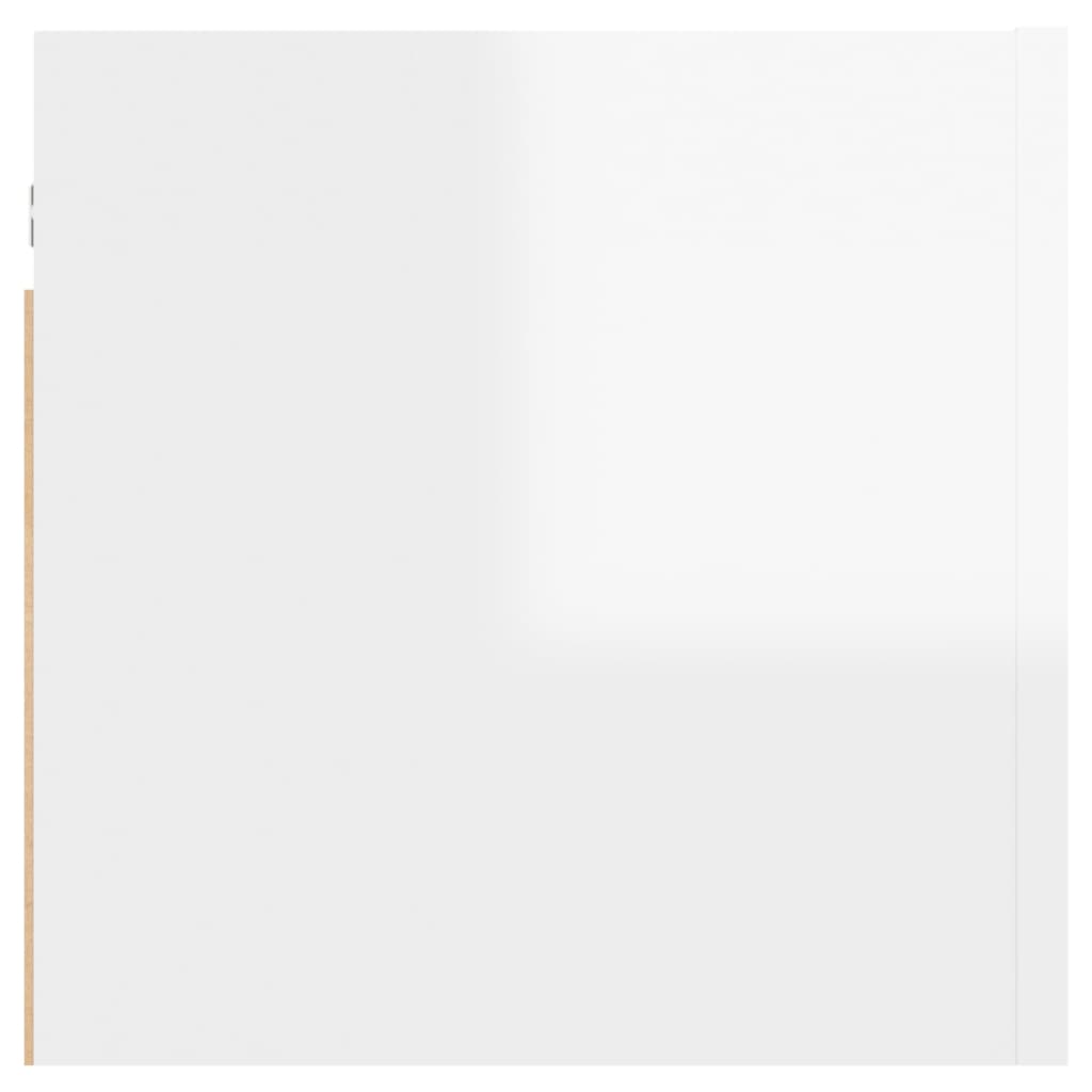Seinäkiinnitettävät TV-tasot 2kpl kork.kiilto valk 30,5x30x30cm - Sisustajankoti.fi