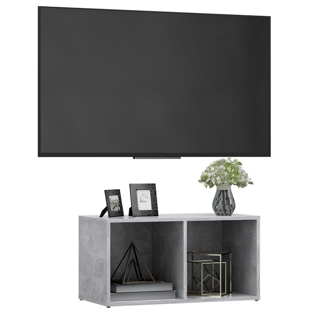 TV-taso betoninharmaa 72x35x36,5 cm - Sisustajankoti.fi