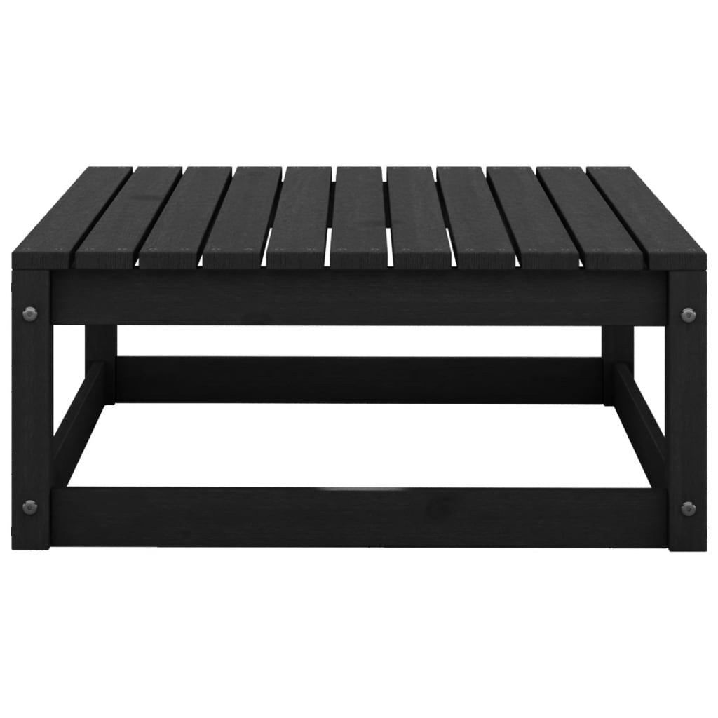 Puutarharahi 70x70x30 cm musta täysi mänty - Sisustajankoti.fi