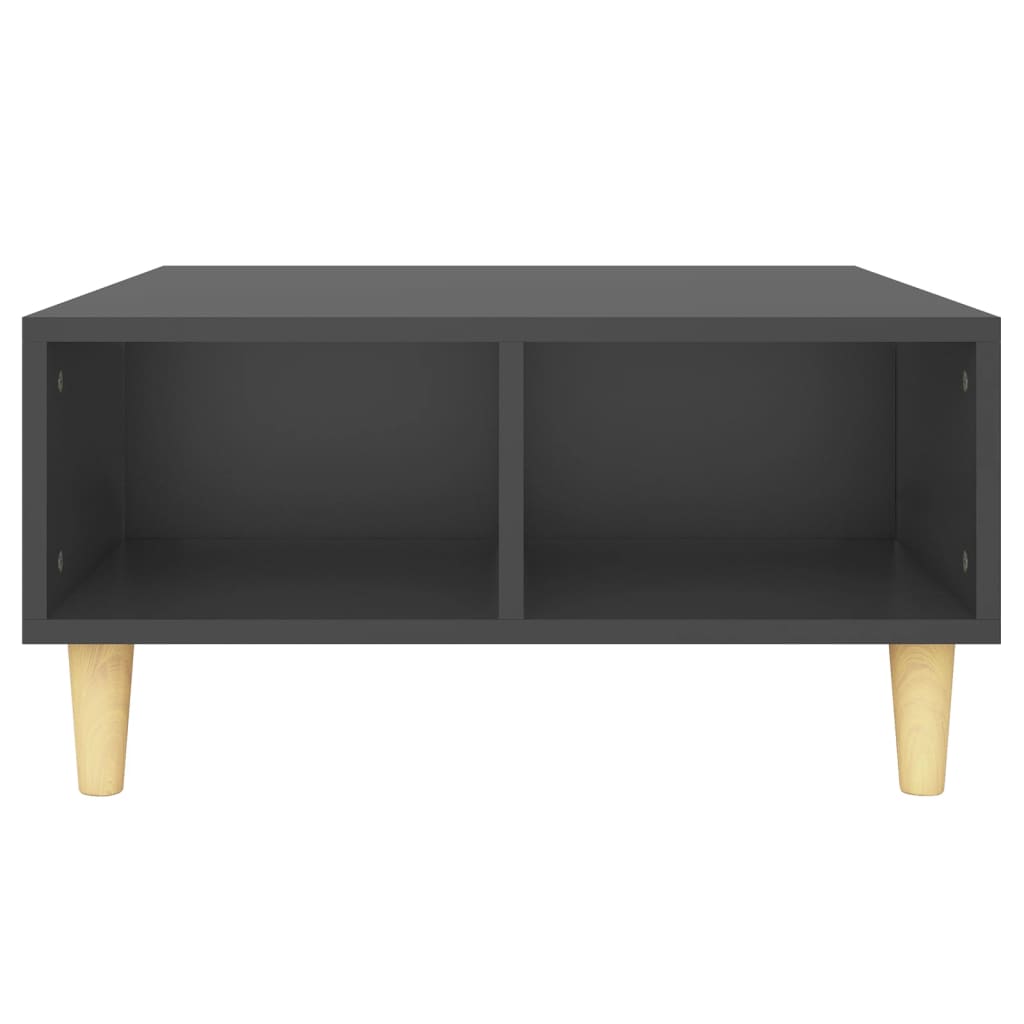 Sohvapöytä harmaa 60x60x30 cm lastulevy - Sisustajankoti.fi