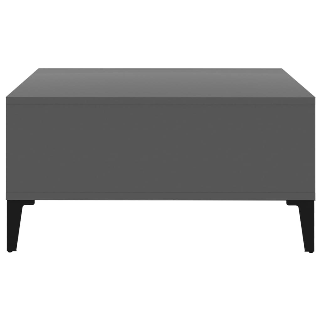 Sohvapöytä harmaa 60x60x30 cm lastulevy - Sisustajankoti.fi