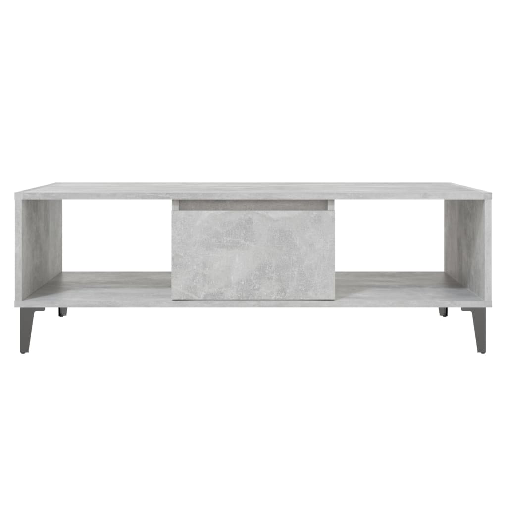 Sohvapöytä betoninharmaa 103,5x60x35 cm lastulevy - Sisustajankoti.fi