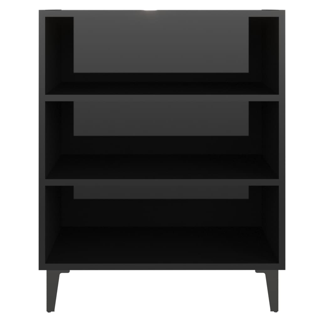 Senkki korkeakiilto musta 57x35x70 cm lastulevy - Sisustajankoti.fi