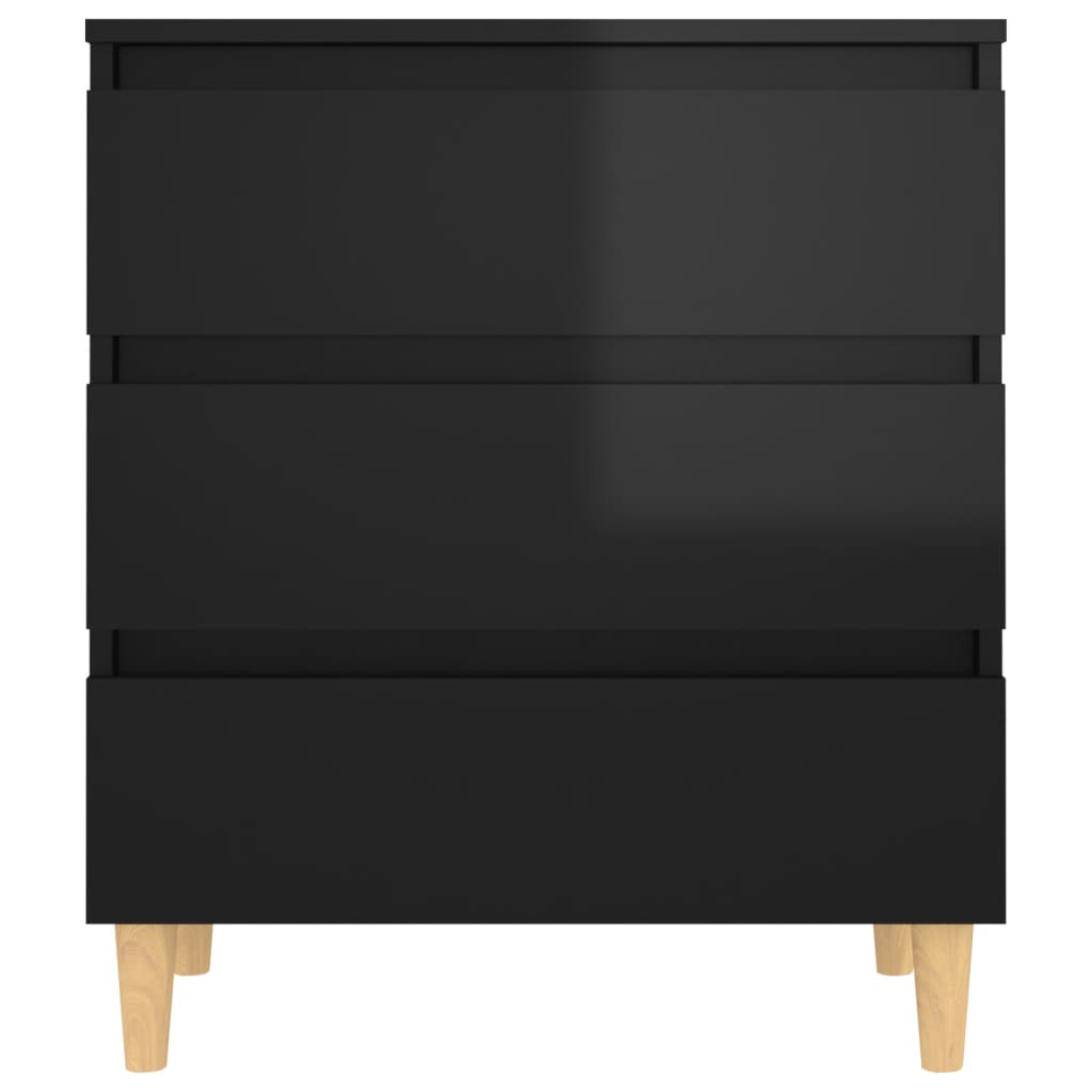 Senkki korkeakiilto musta 60x35x69 cm lastulevy - Sisustajankoti.fi