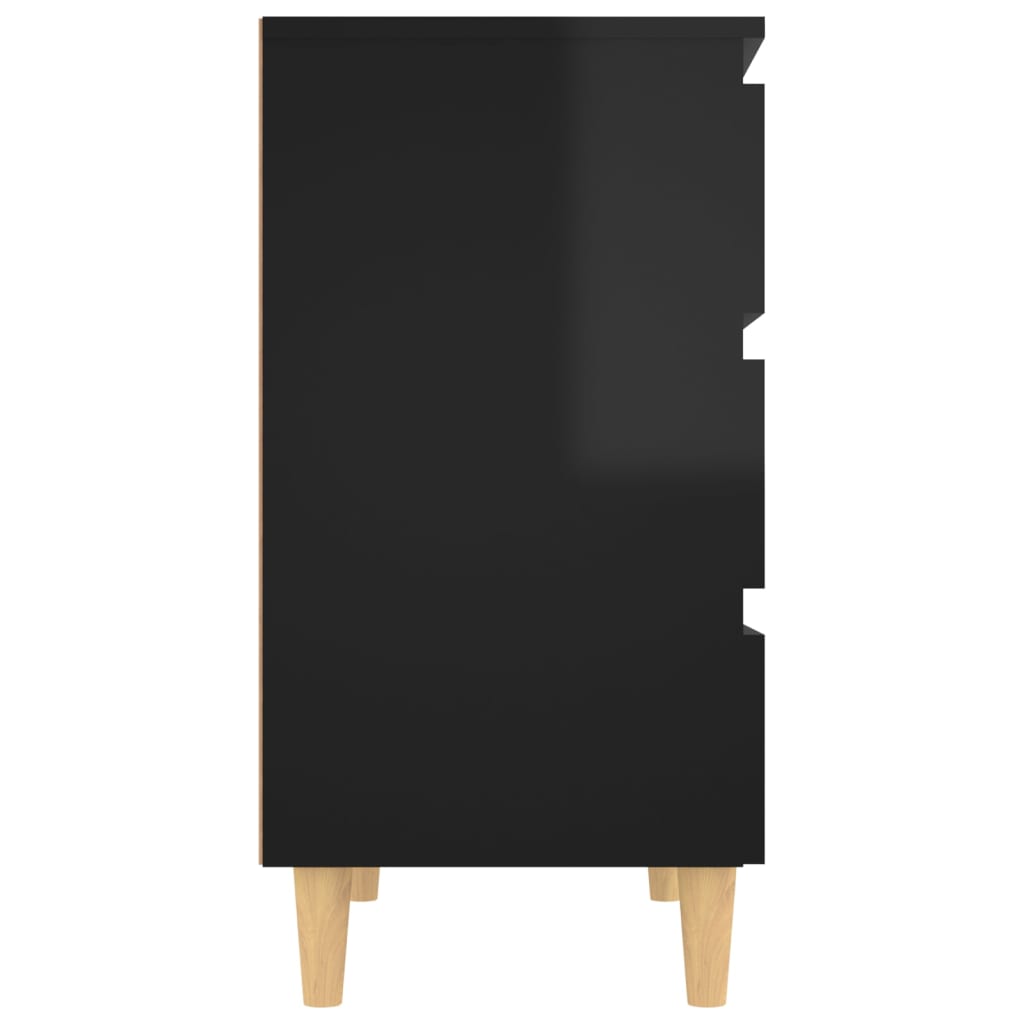 Senkki korkeakiilto musta 60x35x69 cm lastulevy - Sisustajankoti.fi