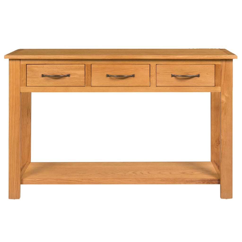 Konsolipöytä 110x35x75 cm täysi tammi - Sisustajankoti.fi