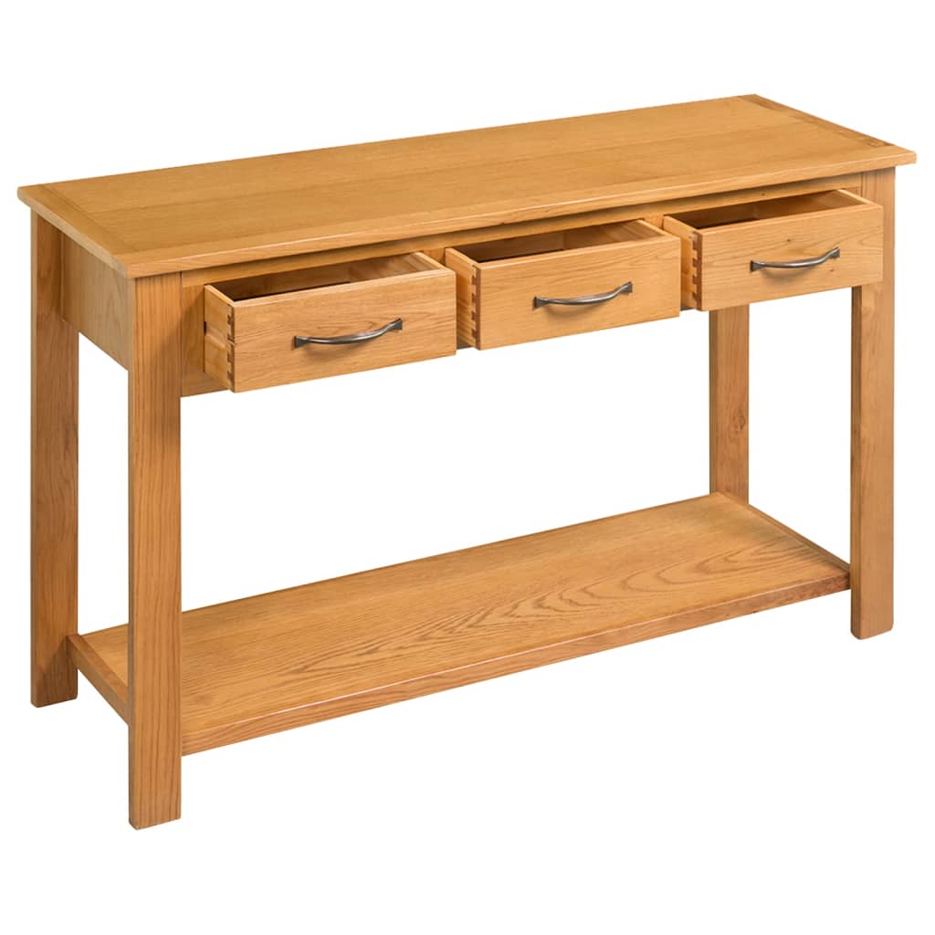 Konsolipöytä 110x35x75 cm täysi tammi - Sisustajankoti.fi