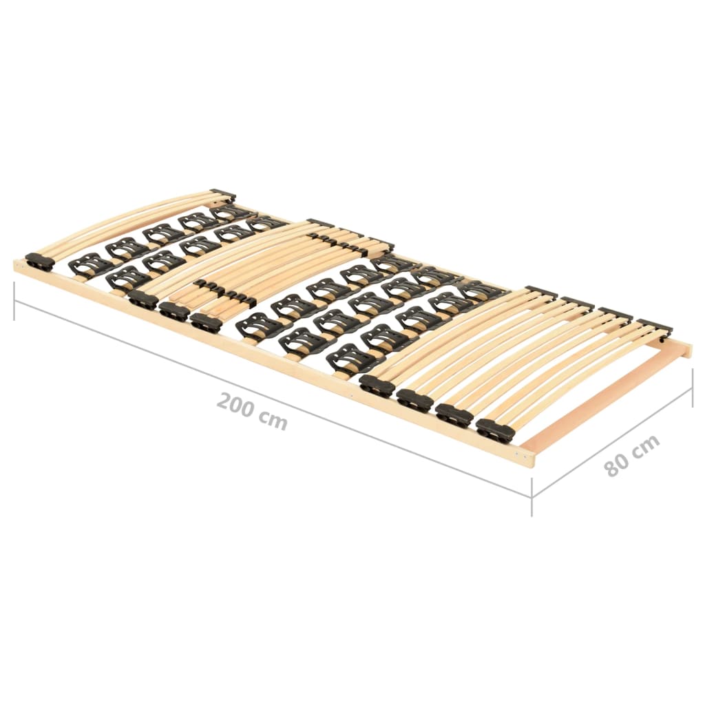 Sängynrunko 38 säleellä 80x200 cm - Sisustajankoti.fi