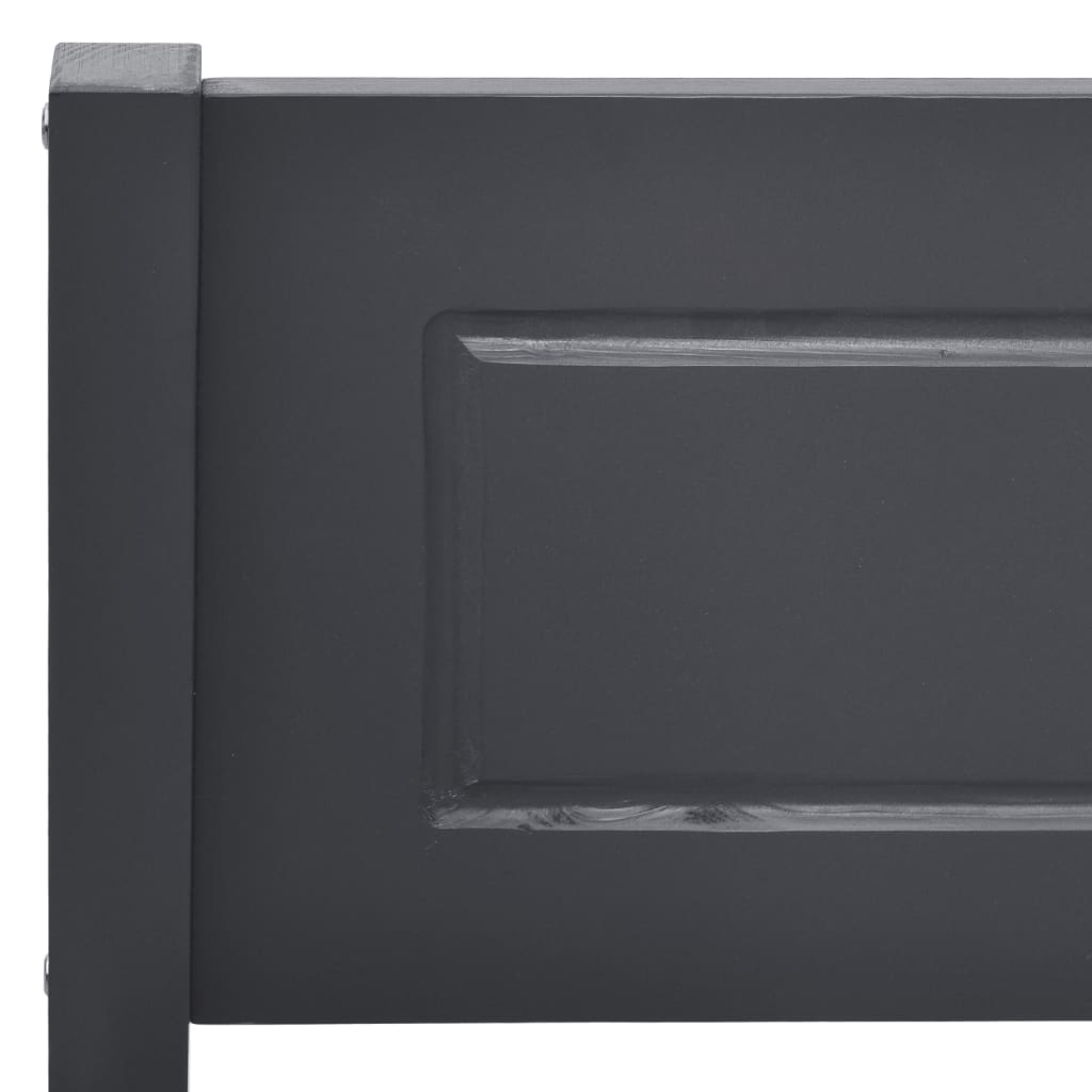 Sängynrunko täysi mänty harmaa 90x200 cm - Sisustajankoti.fi