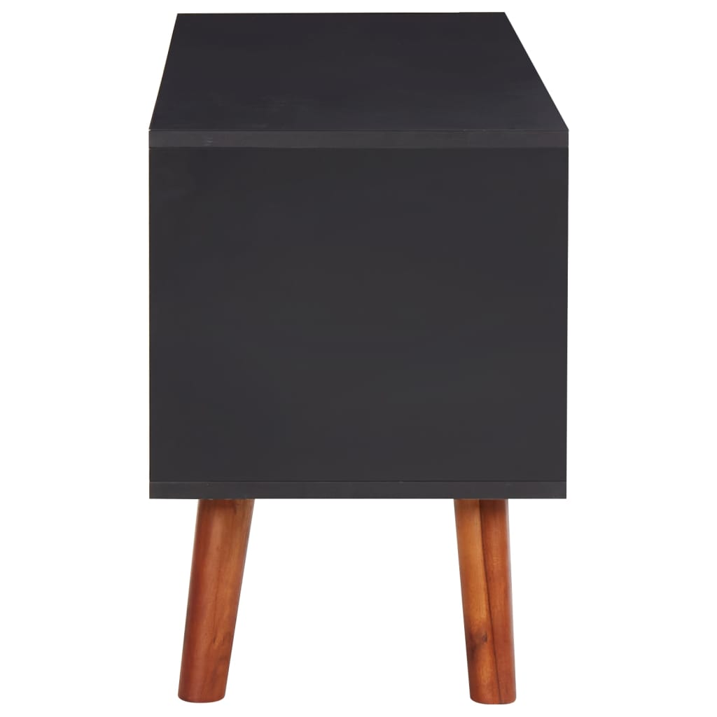 TV-taso 110x35x50 cm täysi akaasiapuu ja MDF - Sisustajankoti.fi