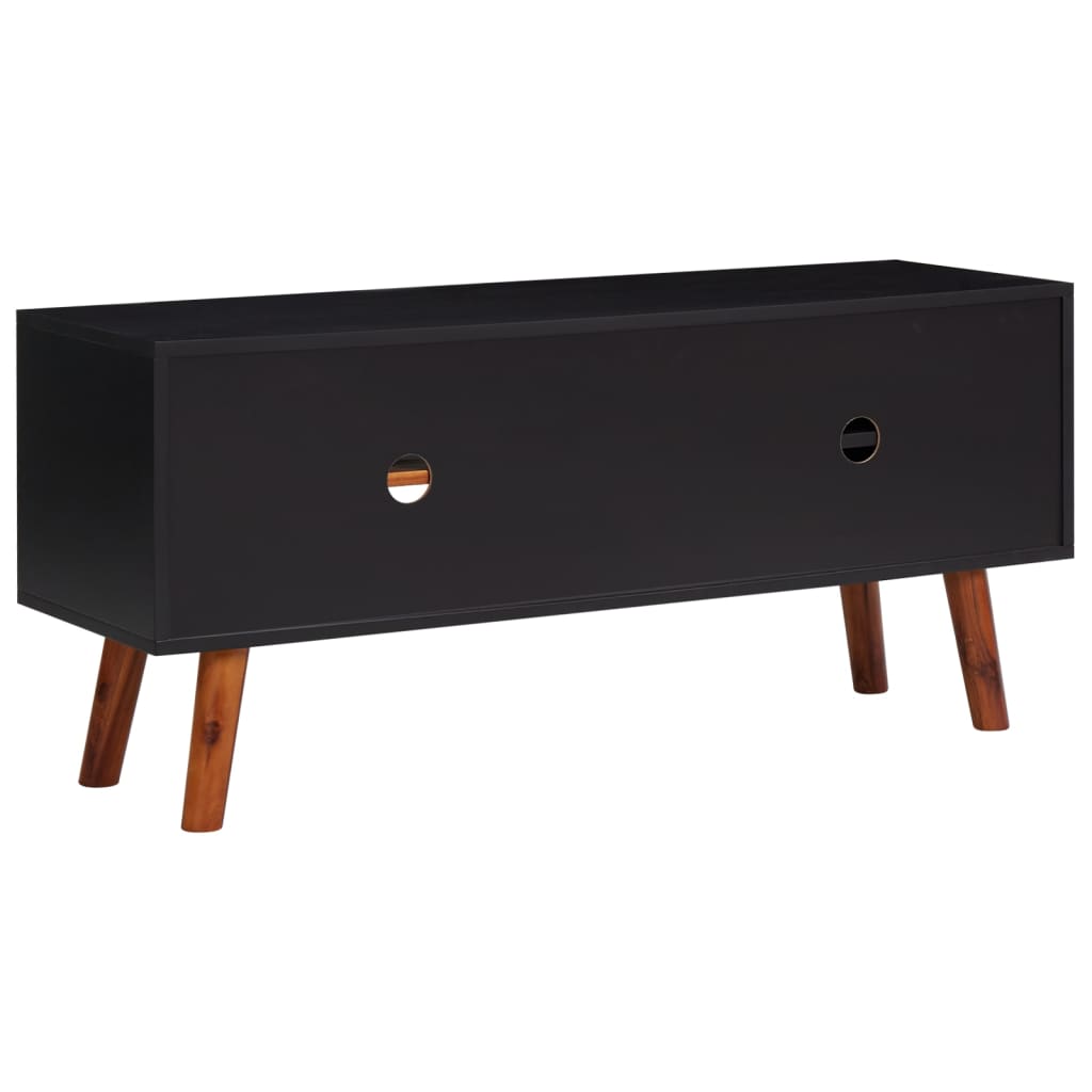 TV-taso 110x35x50 cm täysi akaasiapuu ja MDF - Sisustajankoti.fi