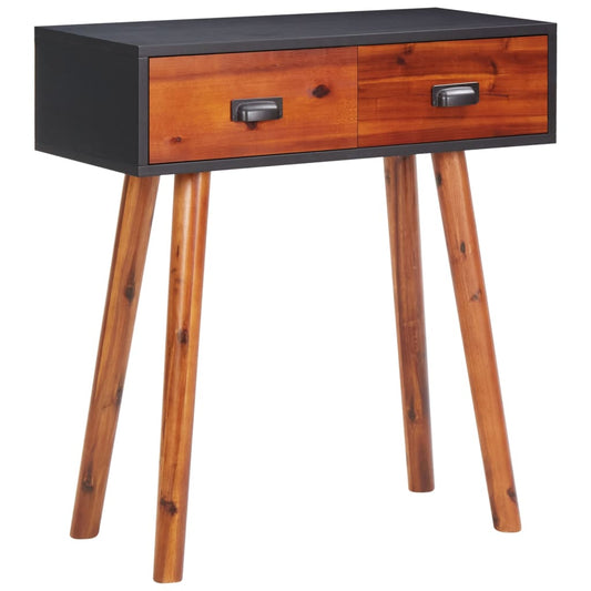 Konsolipöytä 70x30x75 cm täysi akaasiapuu ja MDF - Sisustajankoti.fi