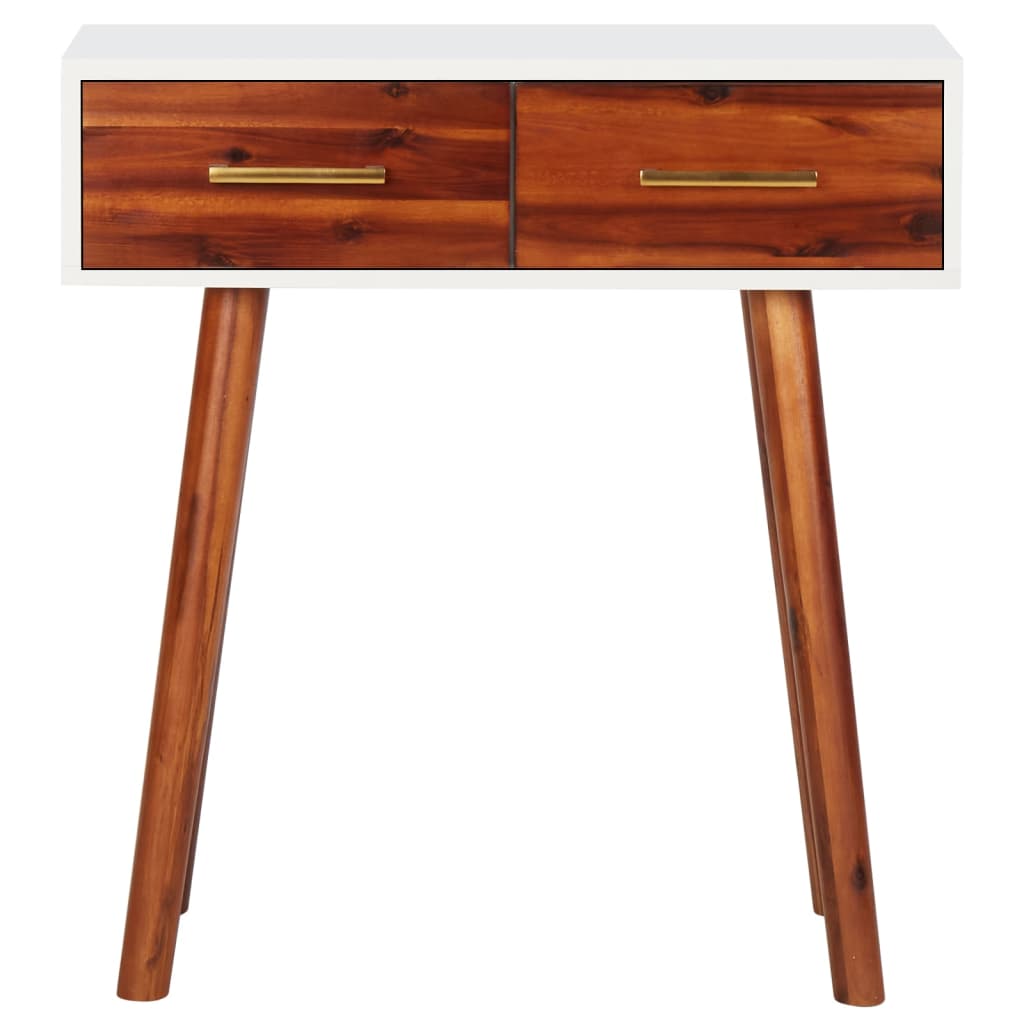 Konsolipöytä 70x30x75 cm täysi akaasiapuu ja MDF - Sisustajankoti.fi