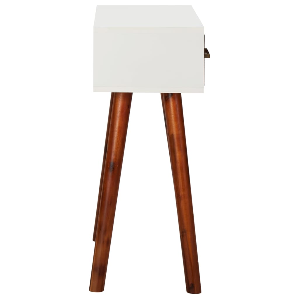 Konsolipöytä 70x30x75 cm täysi akaasiapuu ja MDF - Sisustajankoti.fi