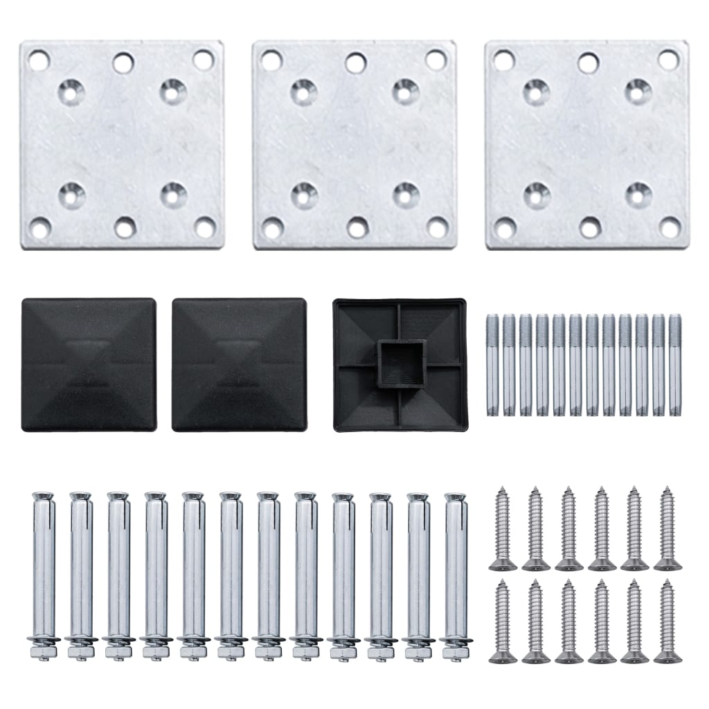 Aitapaneelisarja WPC 353x186 cm musta - Sisustajankoti.fi