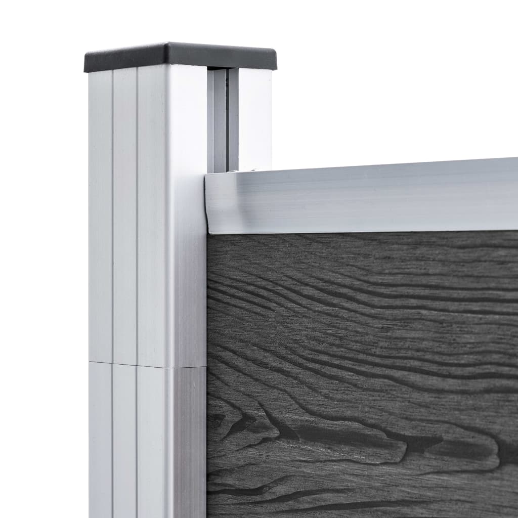 Aitapaneelisarja WPC 1737x186 cm musta - Sisustajankoti.fi