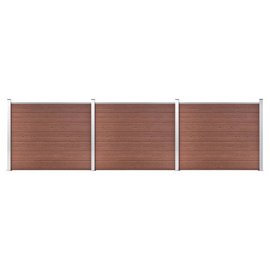 Aitapaneelisarja WPC 526x146 cm ruskea - Sisustajankoti.fi