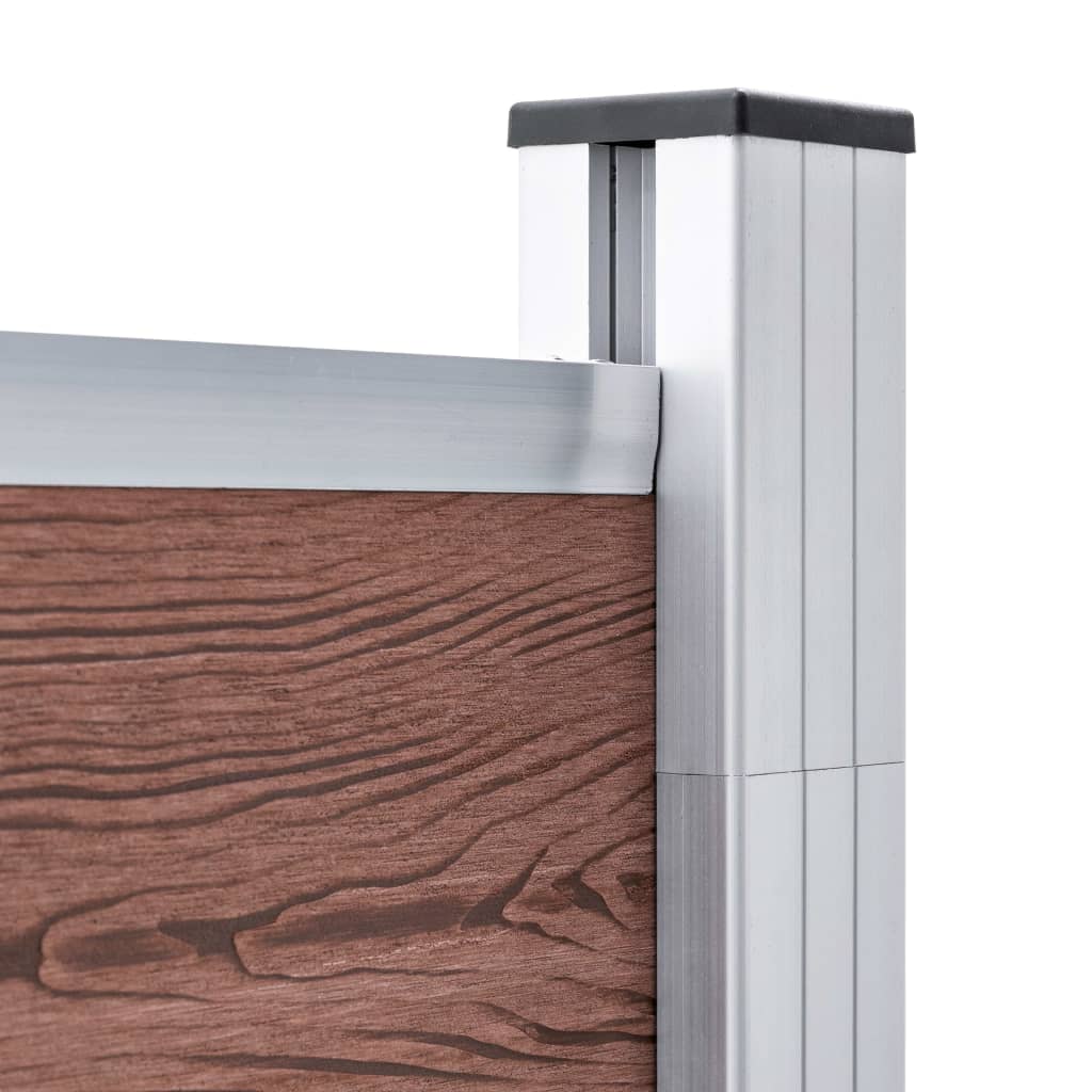 Aitapaneelisarja WPC 872x146 cm ruskea - Sisustajankoti.fi