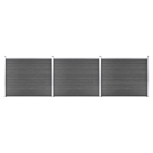 Aitapaneelisarja WPC 526x146 cm musta - Sisustajankoti.fi