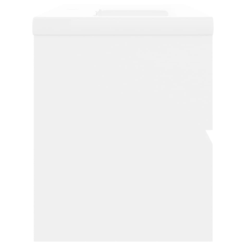 Allaskaappi sisäänrakennetulla altaalla valkoinen - Sisustajankoti.fi