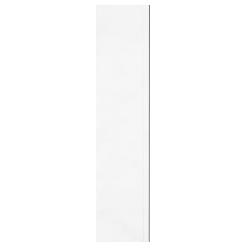 LED kylpyhuoneen peilikaappi 60x15x75 cm MDF kiiltävä valkoinen - Sisustajankoti.fi