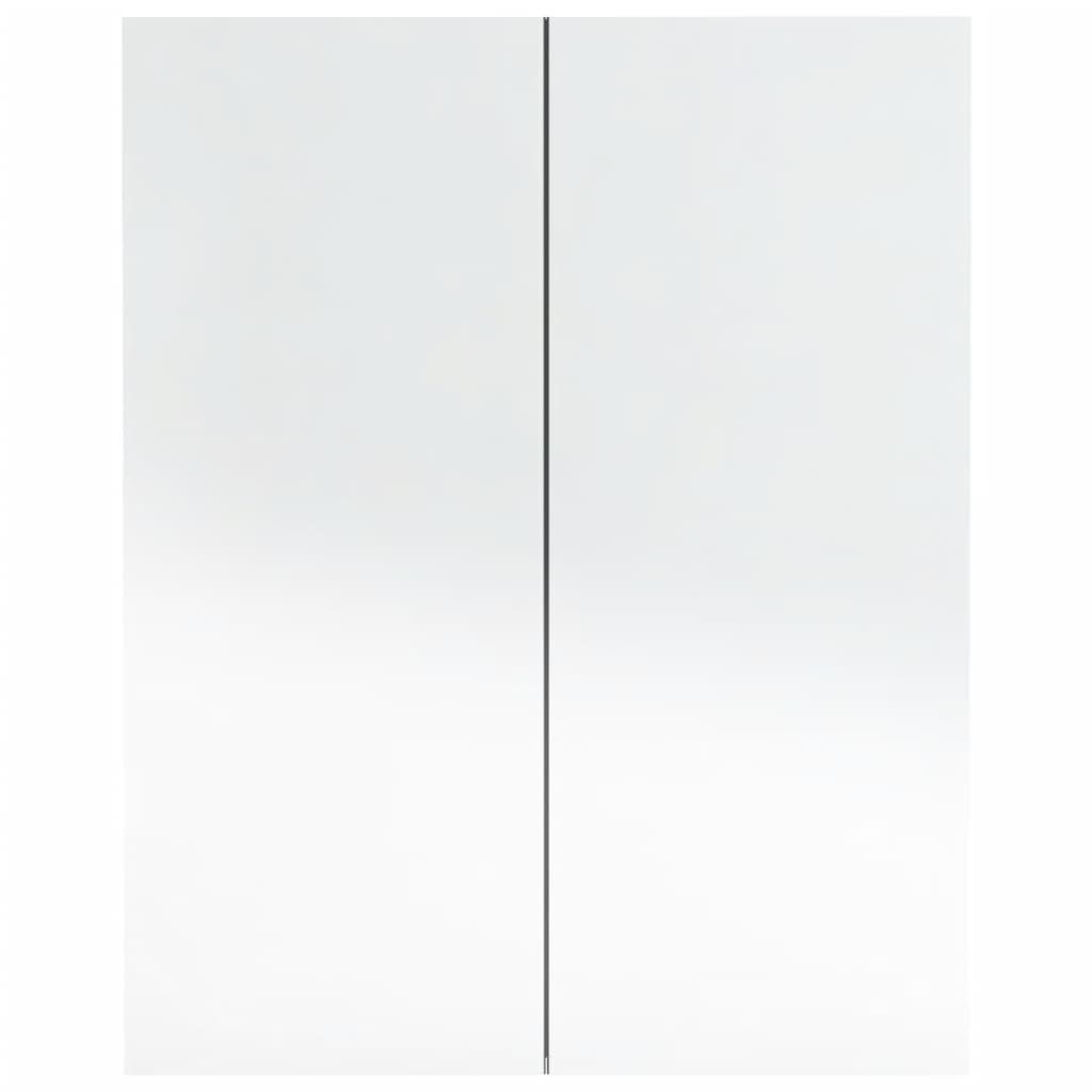 LED kylpyhuoneen peilikaappi 60x15x75 cm MDF harmaa - Sisustajankoti.fi