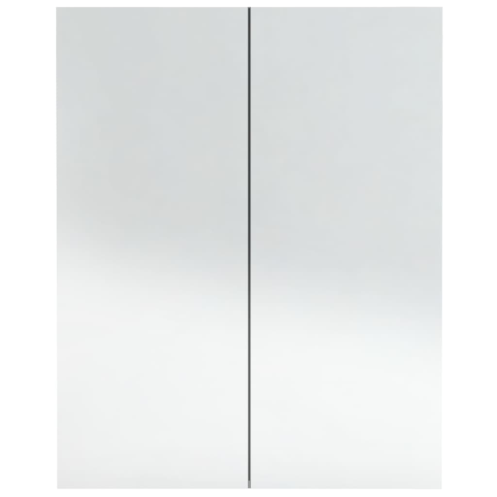 LED kylpyhuoneen peilikaappi 60x15x75 cm MDF betoninharmaa - Sisustajankoti.fi