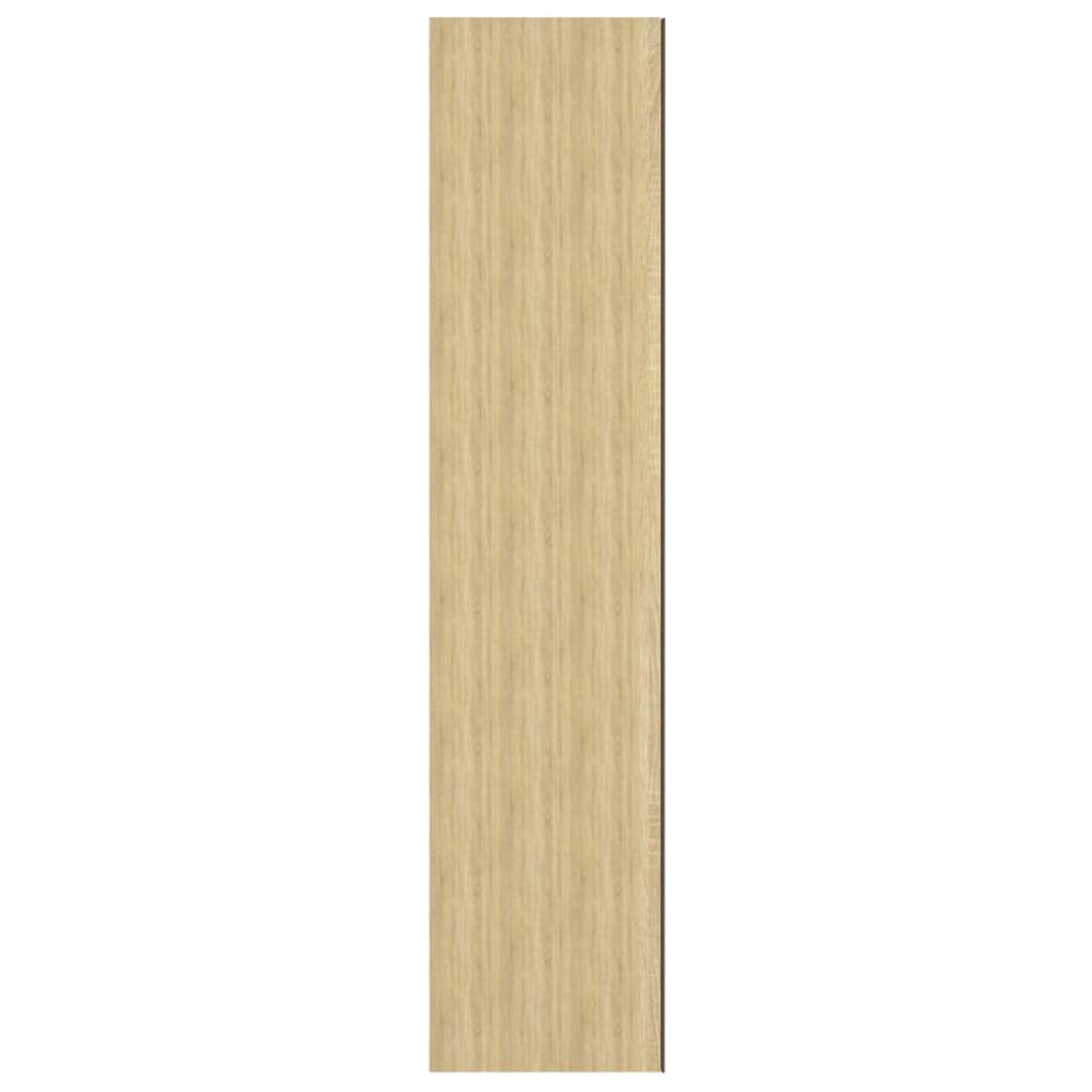 LED kylpyhuoneen peilikaappi 60x15x75 cm MDF valkoinen ja tammi - Sisustajankoti.fi