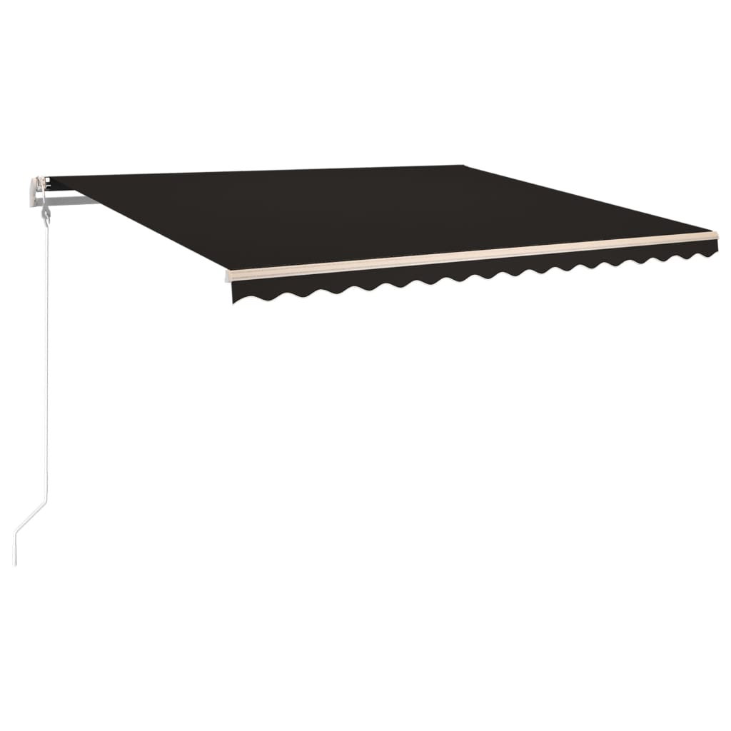 Automaattisesti sisäänkelattava markiisi 450x350 cm antrasiitti - Sisustajankoti.fi