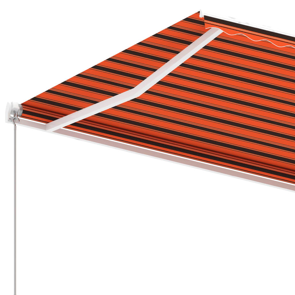 Vapaasti seisova sisäänkelattava markiisi 300x250 cm ora./rusk. - Sisustajankoti.fi
