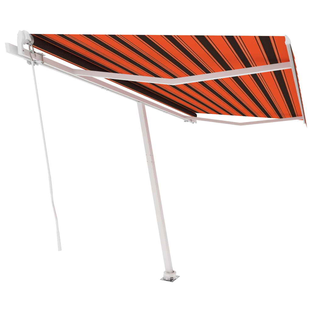 Vapaasti seisova sisäänkelattava markiisi 400x350 cm ora./rusk. - Sisustajankoti.fi