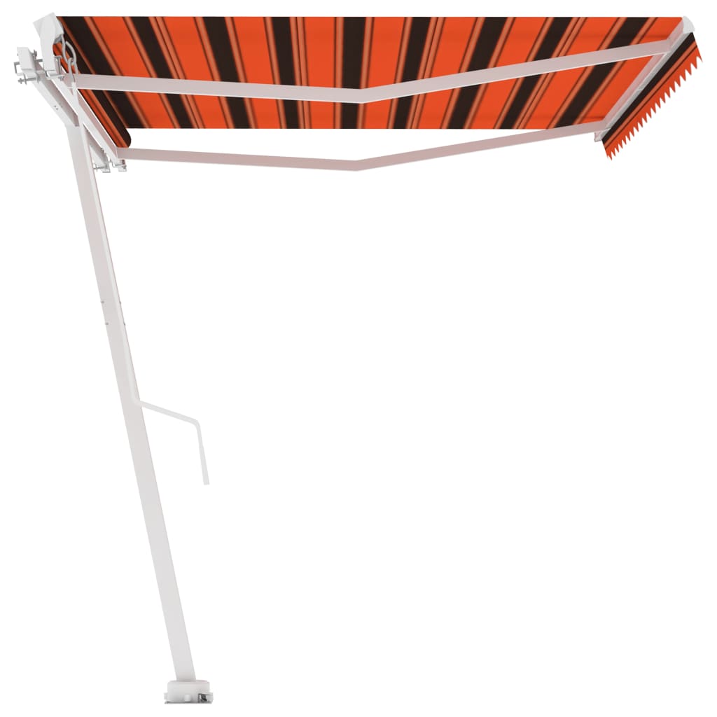 Vapaasti seisova sisäänkelattava markiisi 400x350 cm ora./rusk. - Sisustajankoti.fi