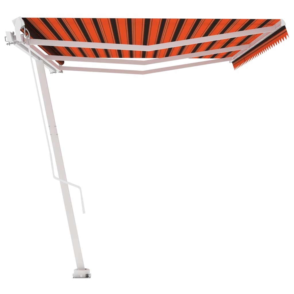 Vapaasti seisova sisäänkelattava markiisi 600x350 cm ora./rusk. - Sisustajankoti.fi