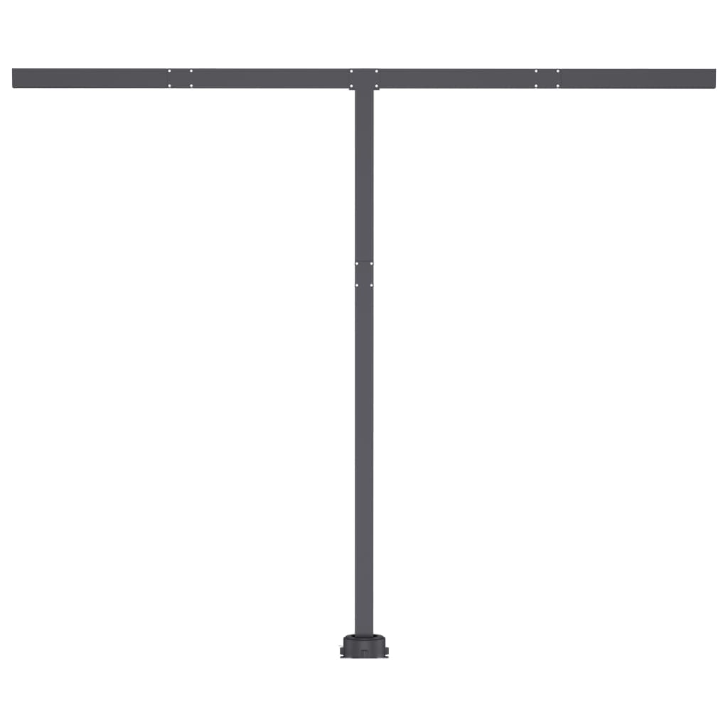 Sisäänkelattava markiisi LEDillä 350x250cm keltavalkoinen - Sisustajankoti.fi