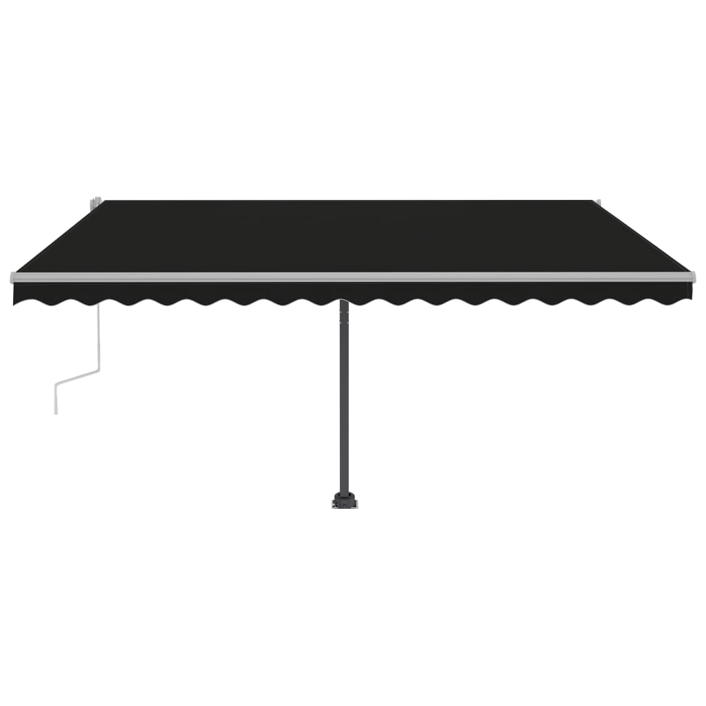 Vapaasti seisova sisäänkelattava markiisi 400x350cm antrasiitti - Sisustajankoti.fi