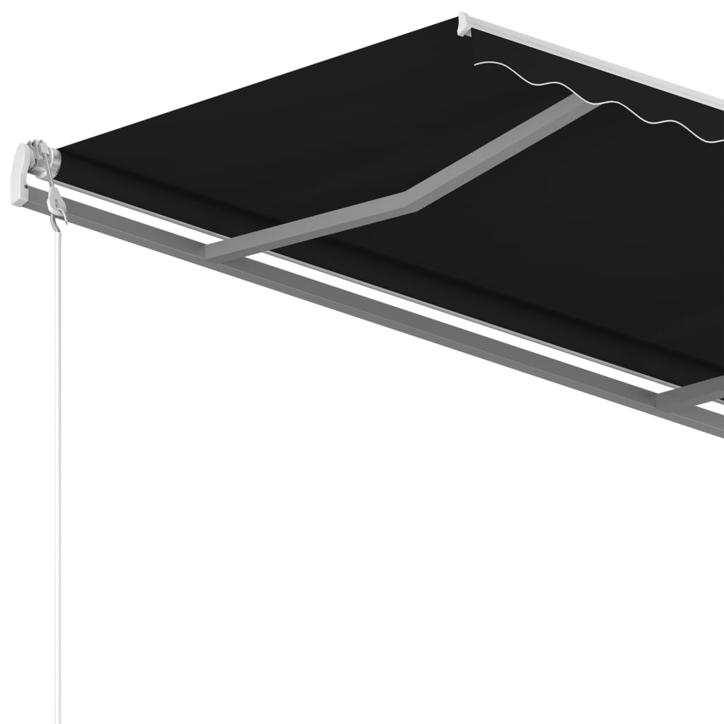 Vapaasti seisova sisäänkelattava markiisi 400x350cm antrasiitti - Sisustajankoti.fi