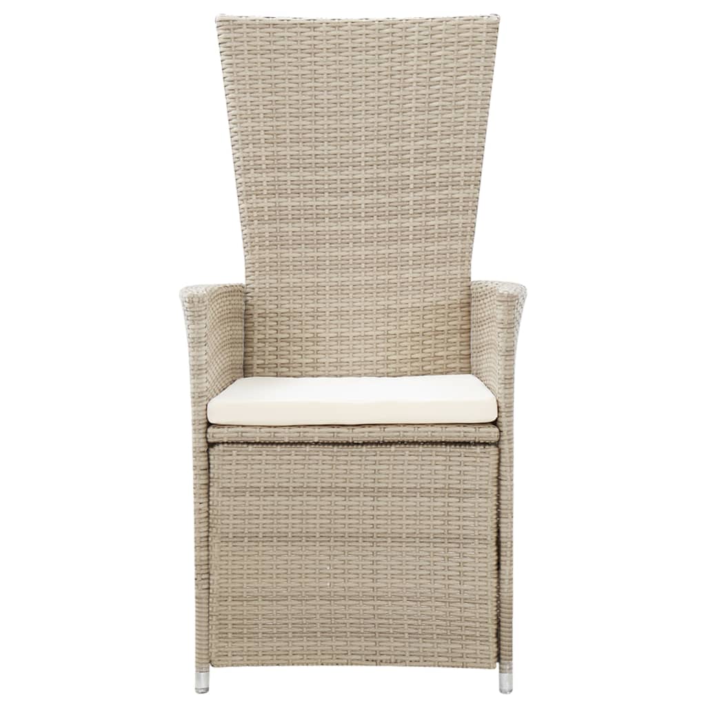 3-osainen Ulkoruokailuryhmä beige - Sisustajankoti.fi