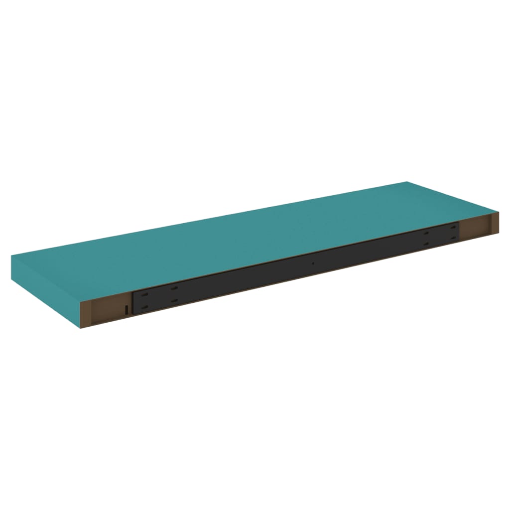 Kelluvat seinähyllyt 2 kpl sininen 80x23,5x3,8 cm MDF - Sisustajankoti.fi