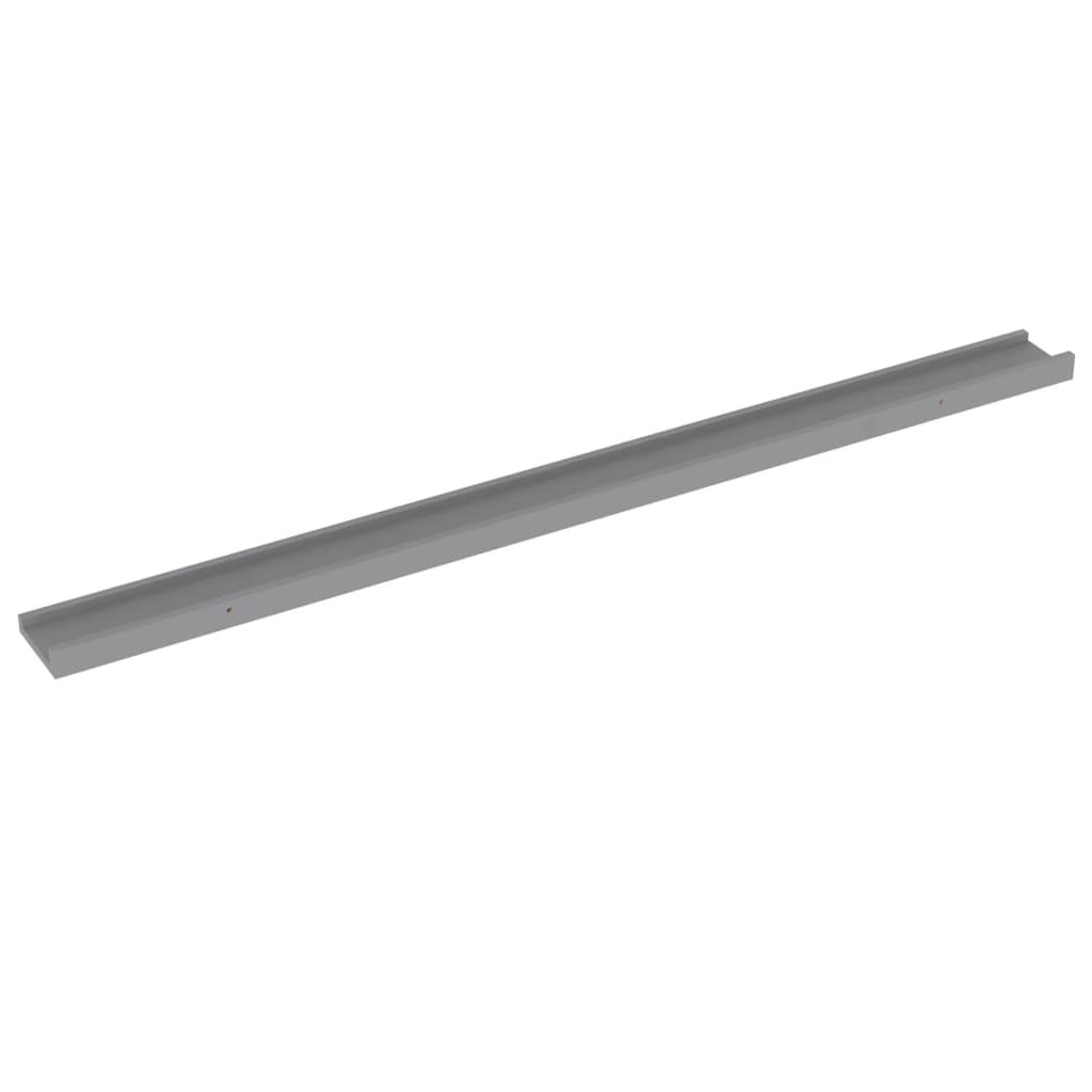 Seinähyllyt 4 kpl harmaa 115x9x3 cm - Sisustajankoti.fi