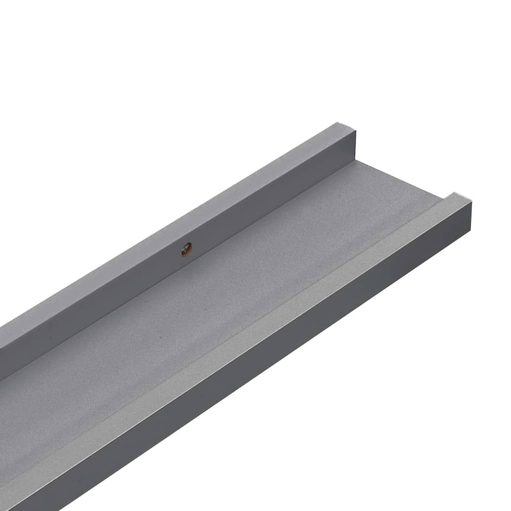Seinähyllyt 4 kpl harmaa 115x9x3 cm - Sisustajankoti.fi