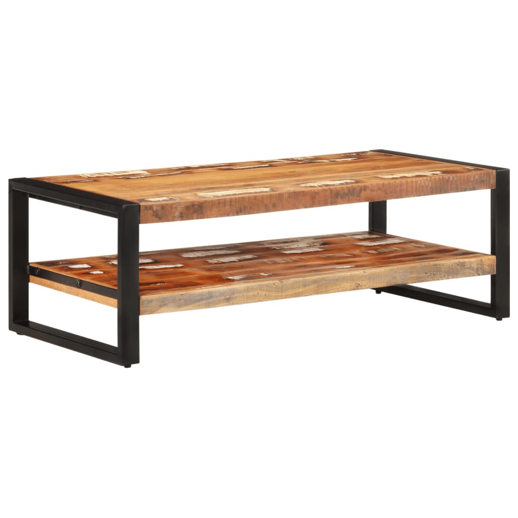 Sohvapöytä 120x60x40 cm kierrätetty täyspuu - Sisustajankoti.fi