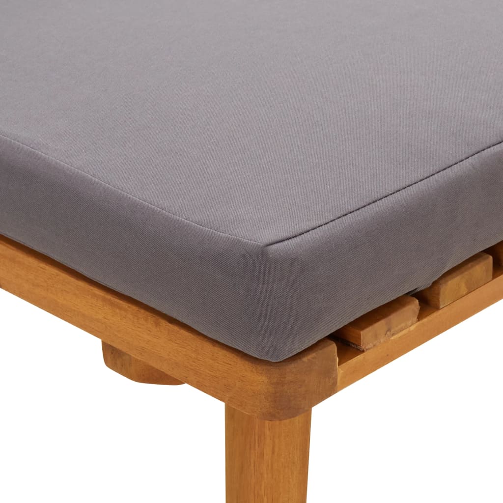 Puutarhan päivävuode 200x65 cm täysi akasiapuu - Sisustajankoti.fi