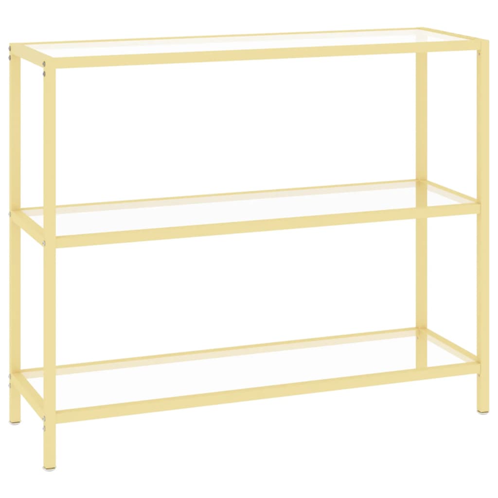Konsolipöytä läpinäkyvä 100x36x90 cm karkaistu lasi - Sisustajankoti.fi