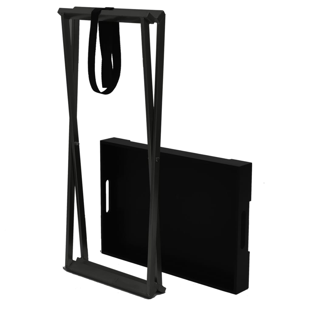 Kokoontaitettava pöytä musta 48x34x61 cm MDF - Sisustajankoti.fi