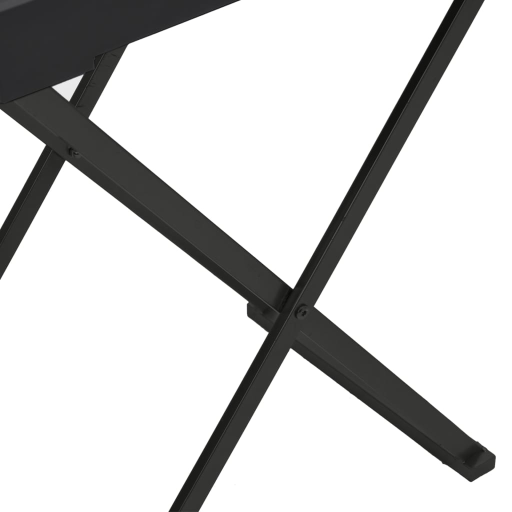Kokoontaitettava pöytä musta 48x34x61 cm MDF - Sisustajankoti.fi